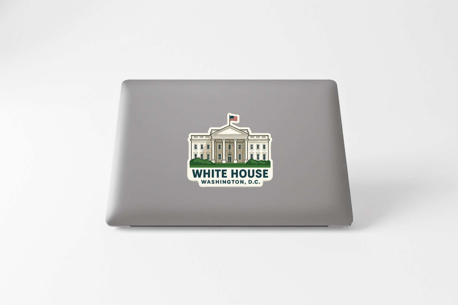 White House Washington DC Sticker Decal Vinyl Die-Cut Symbolic Landmark Design