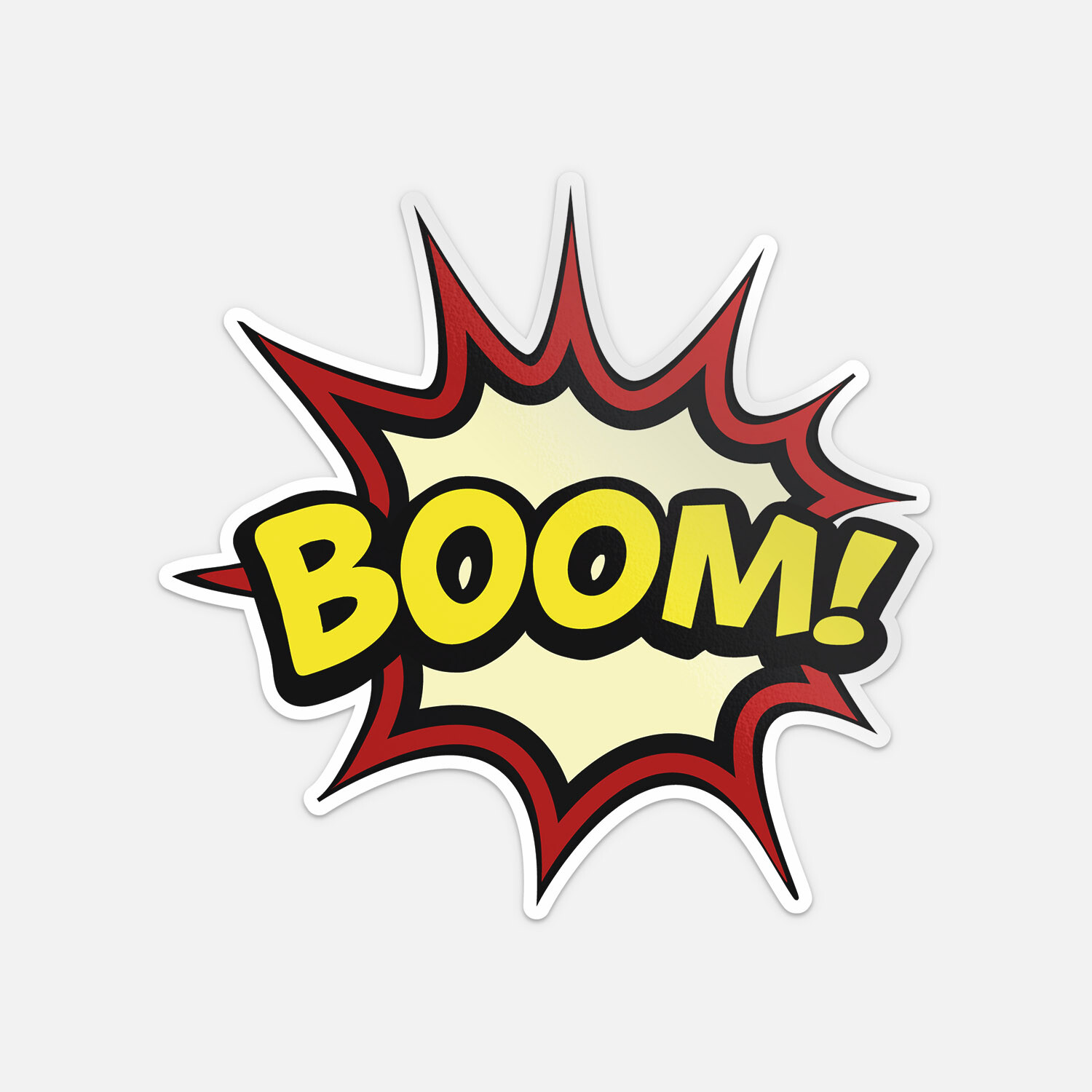 Boom Speech Bubble Comic Book Vinyl Sticker Decal