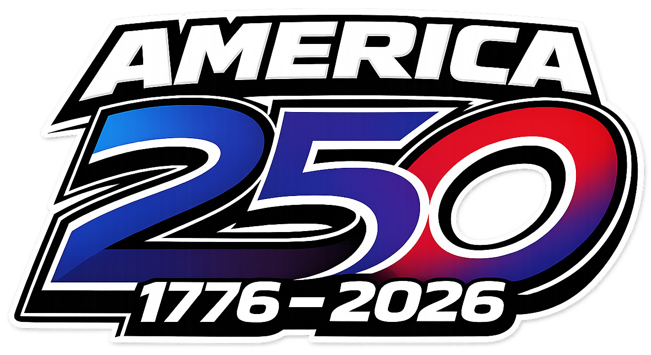 America 250 YEARS – Anniversary Logo – USA 2026 – CELEBRATE – Sticker – Decal