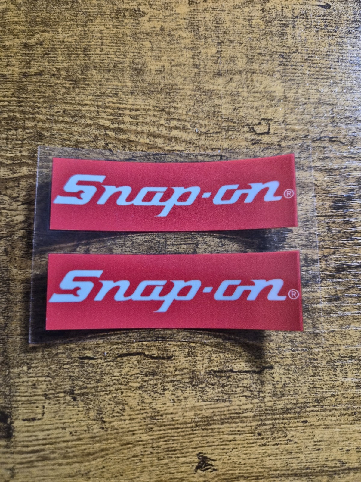 2 pc. SNAP ON High Quality UV DTF Replacement Sticker Label Decal USA NOT VINYL