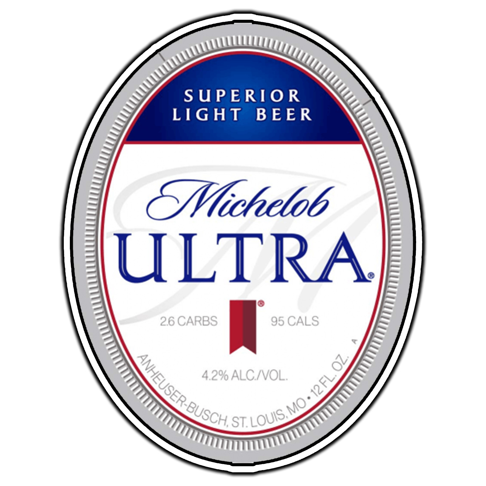 Michelob Ultra Logo #1 Sticker Waterproof Vinyl Decal Die-Cut Garage