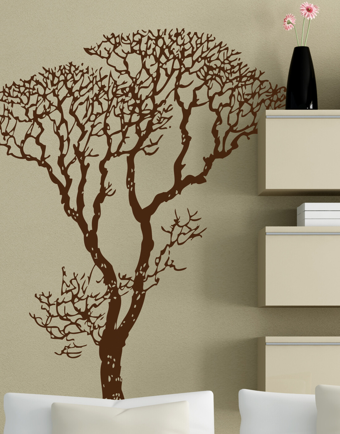 Bare Tree Wall Decal for Bedroom, Bathroom, Living Room, Nursery. #240