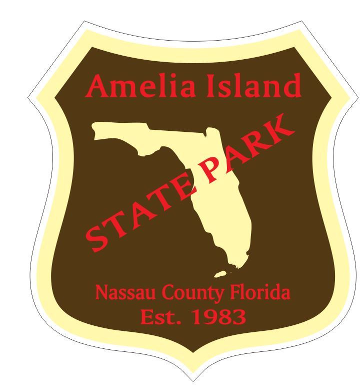 Amelia Island State Park Sticker R3337 Florida YOU CHOOSE SIZE