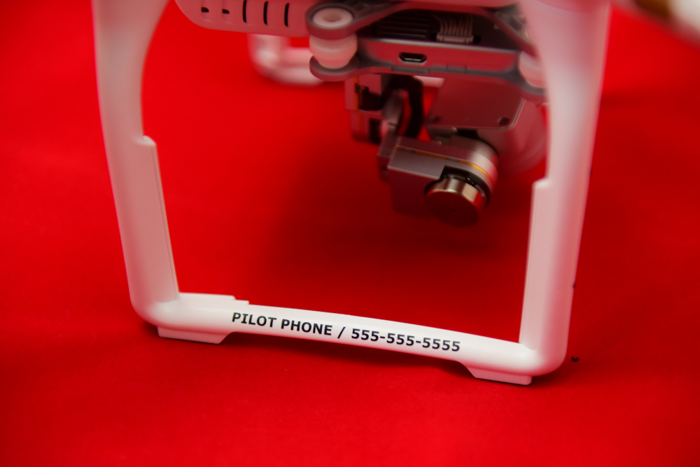 Drone Lost and Found Decal DJI Phantom Typhoon YUNEEC FAA Compliant UAV COLORS