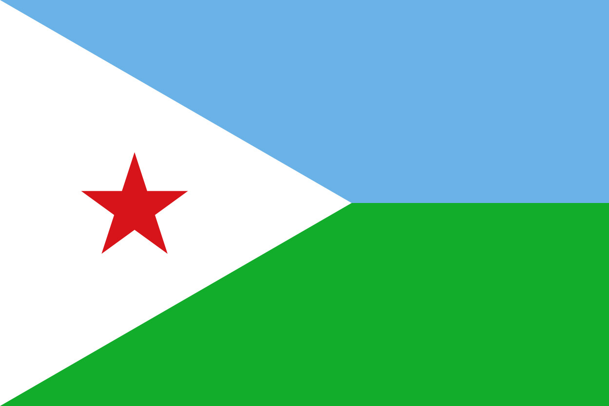 Djibouti Country Flag Vinyl Decal Sticker Car Truck Bumper Laptop Tumbler Mug