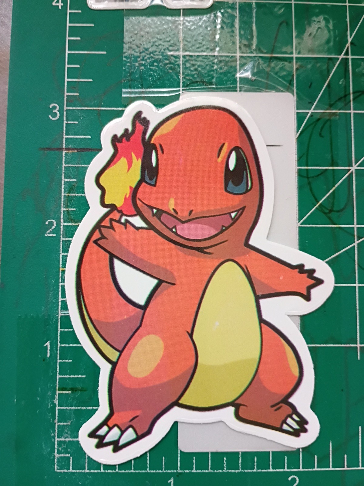 POKEMON STICKER X CHARMANDE3X3 INCHES STICKER X VYNIL DIE CUT STICKER HIGH GLOSS