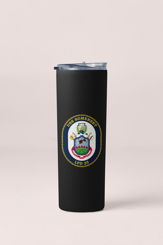 LPD-25 USS Somerset Badge Sticker Decal San Antonio Class
