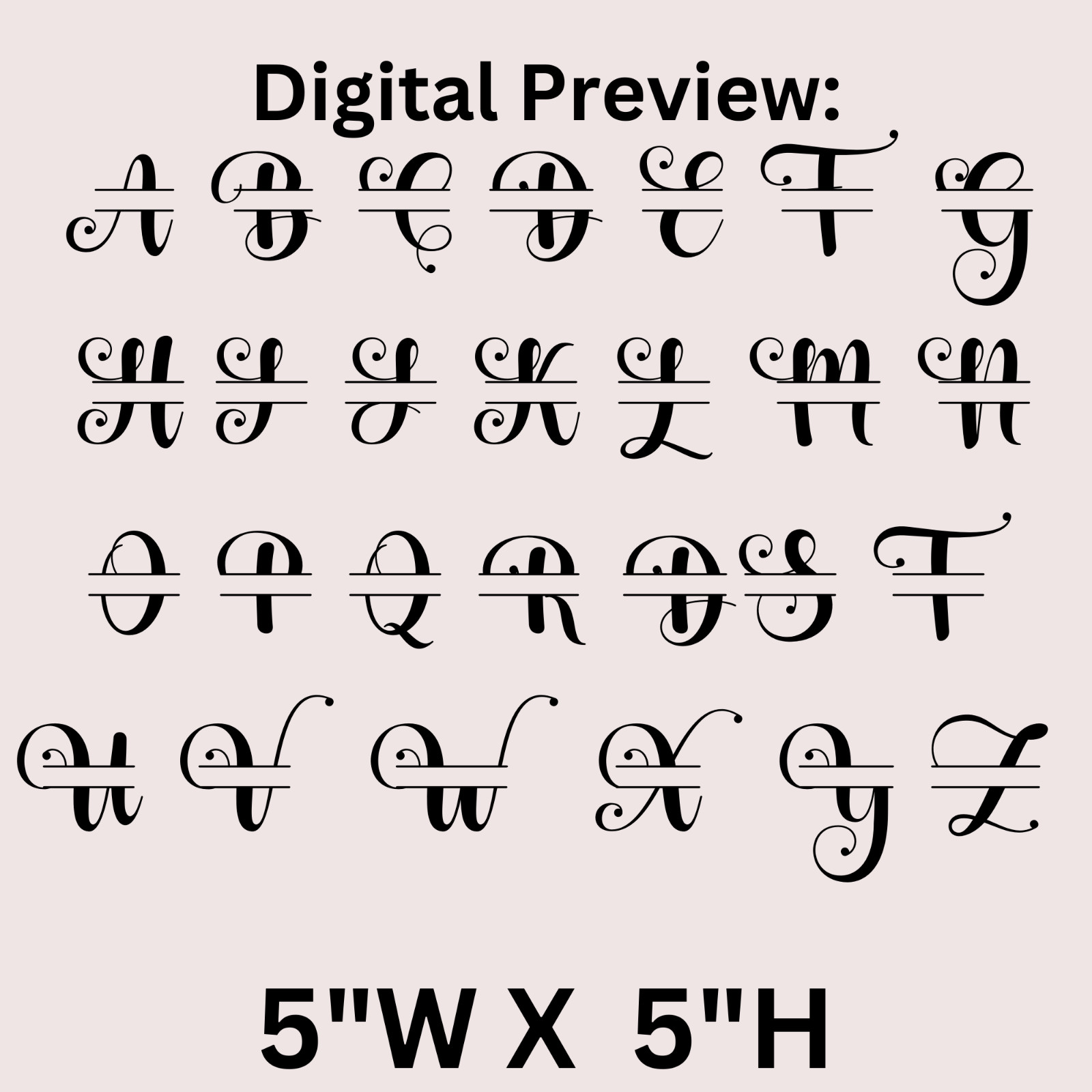 Monogram Decal Name Initial Vinyl Personalized Decal Tumbler Sticker Laptop