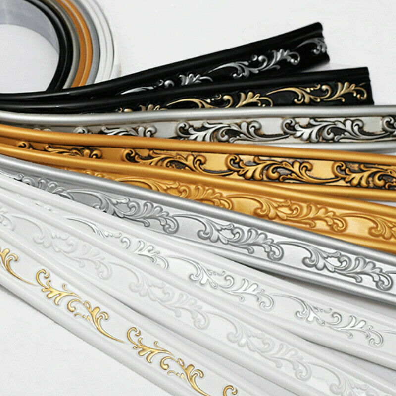5M waterproof corner embossed wall sticker