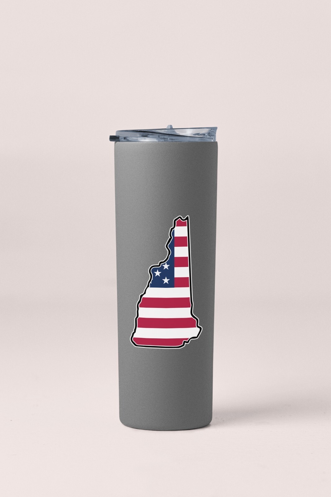 State of New Hampshire Flag Map Sticker Decal USA New Hampshire State