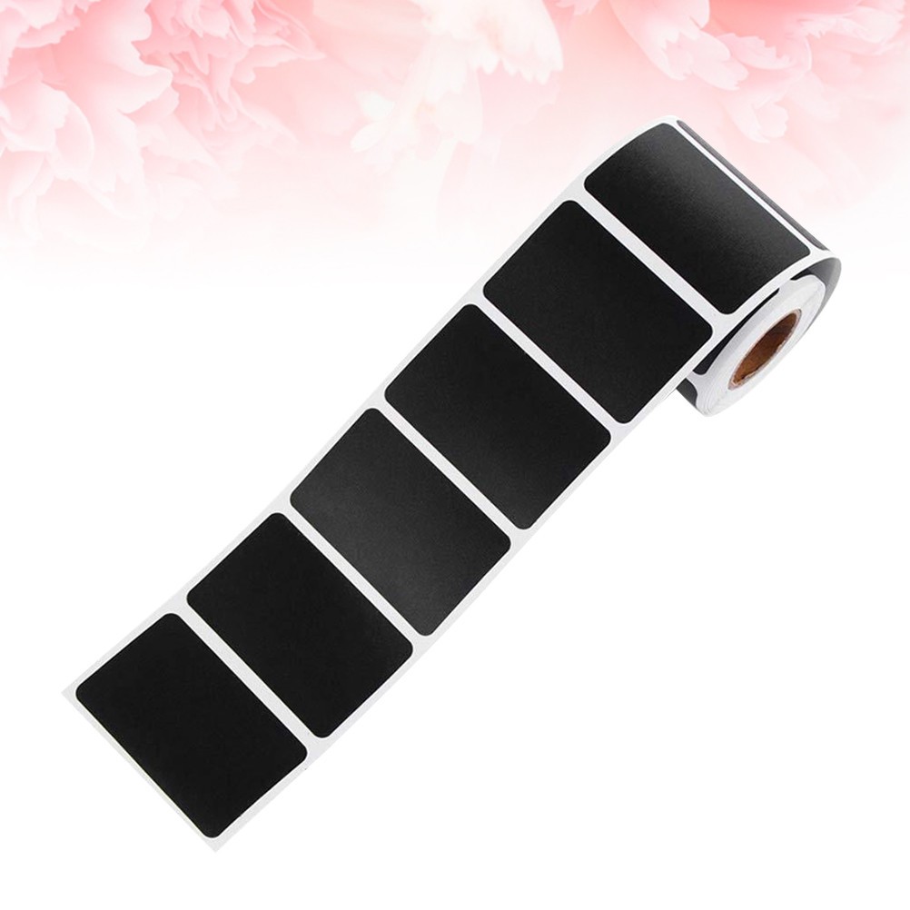 300 Pcs/Roll White Rectangular Labels Sticker