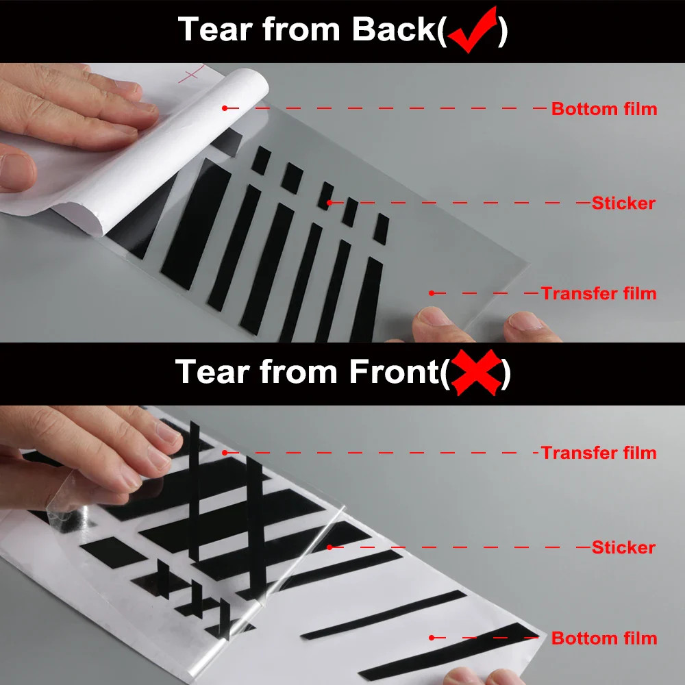 Aftermarket Side Door Body Vinyl Decal for BMW (E28–E93) | Color Change Film Sti