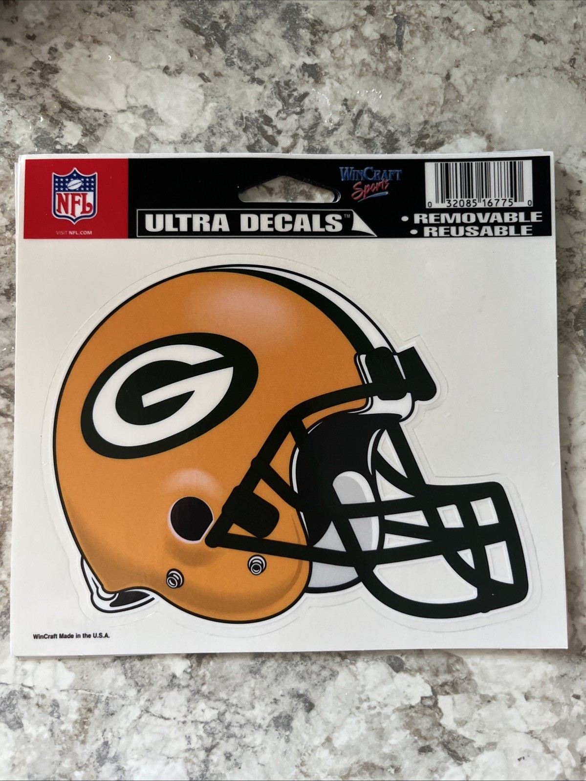 Green Bay Packers Helmet Color Decal