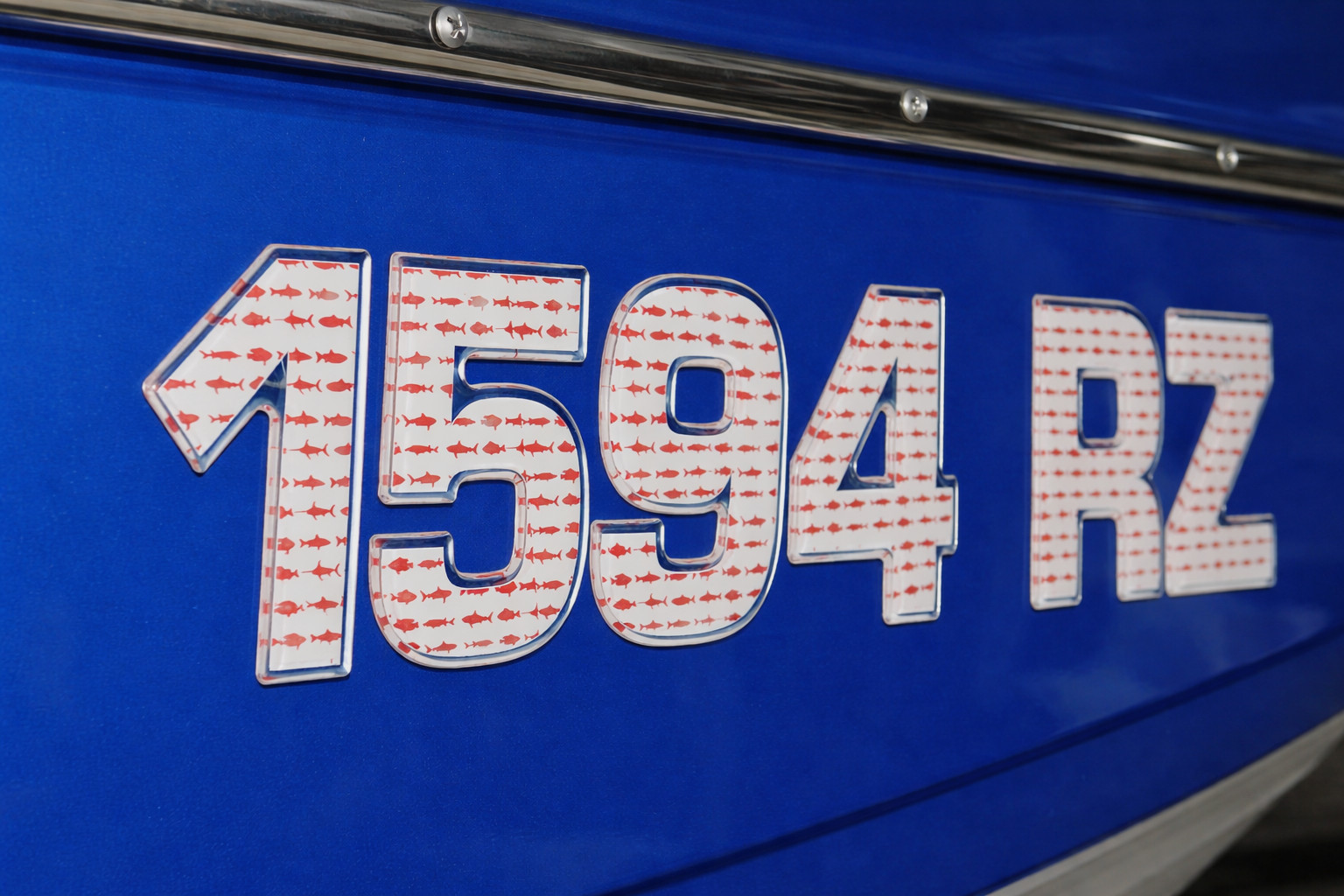 Fishing Boat Registration Numbers Letters Raised 3D Marine Decals 3 Inch
