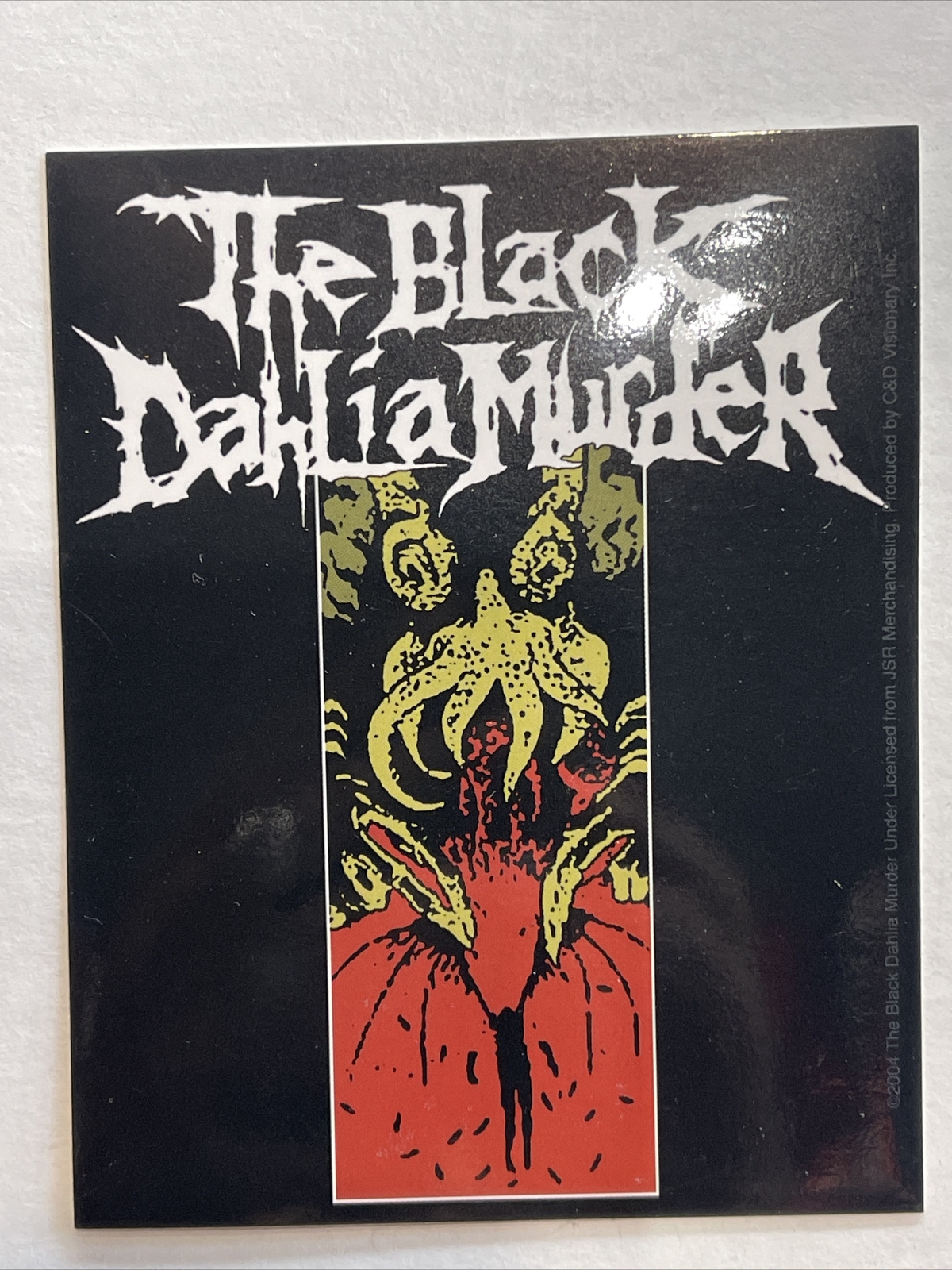 The Black Dahlia Murder Sticker: New, Licensed, Vinyl, Rare, Vintage 2004