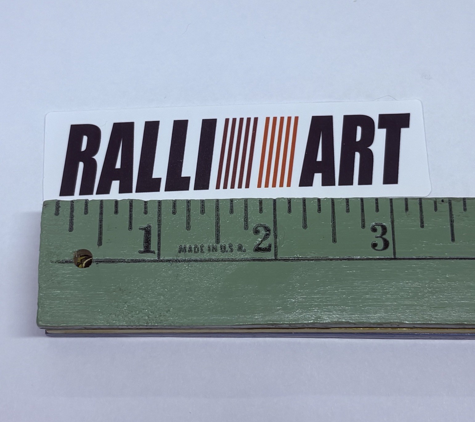 Ralliart Racing Sticker Vinyl Decal Car Window Wall Bumper Matte Finish 3.5” P4