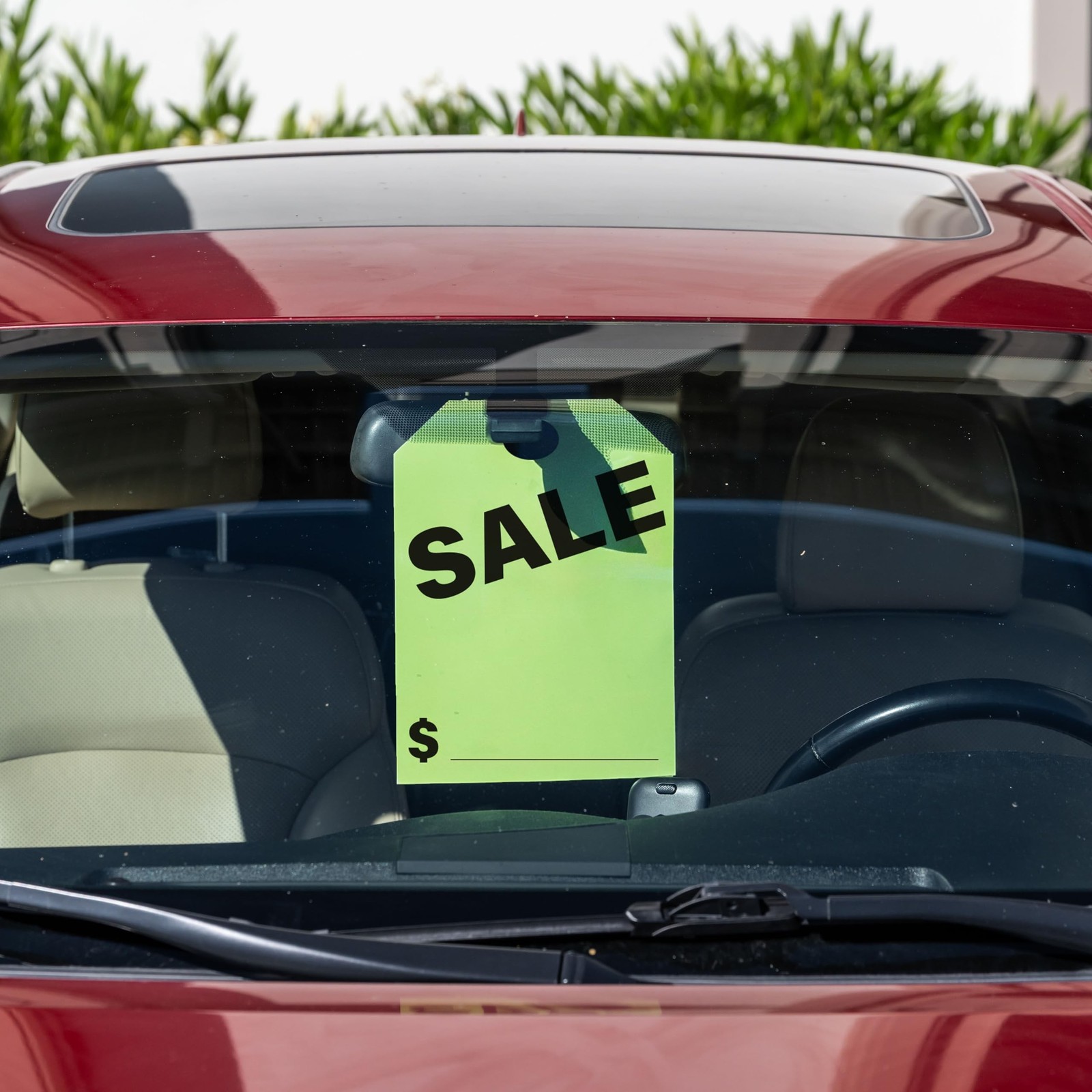 SALE Mirror Hang Tags | Car For Sale Signs for Vehicle Window | Auto Dealersh…