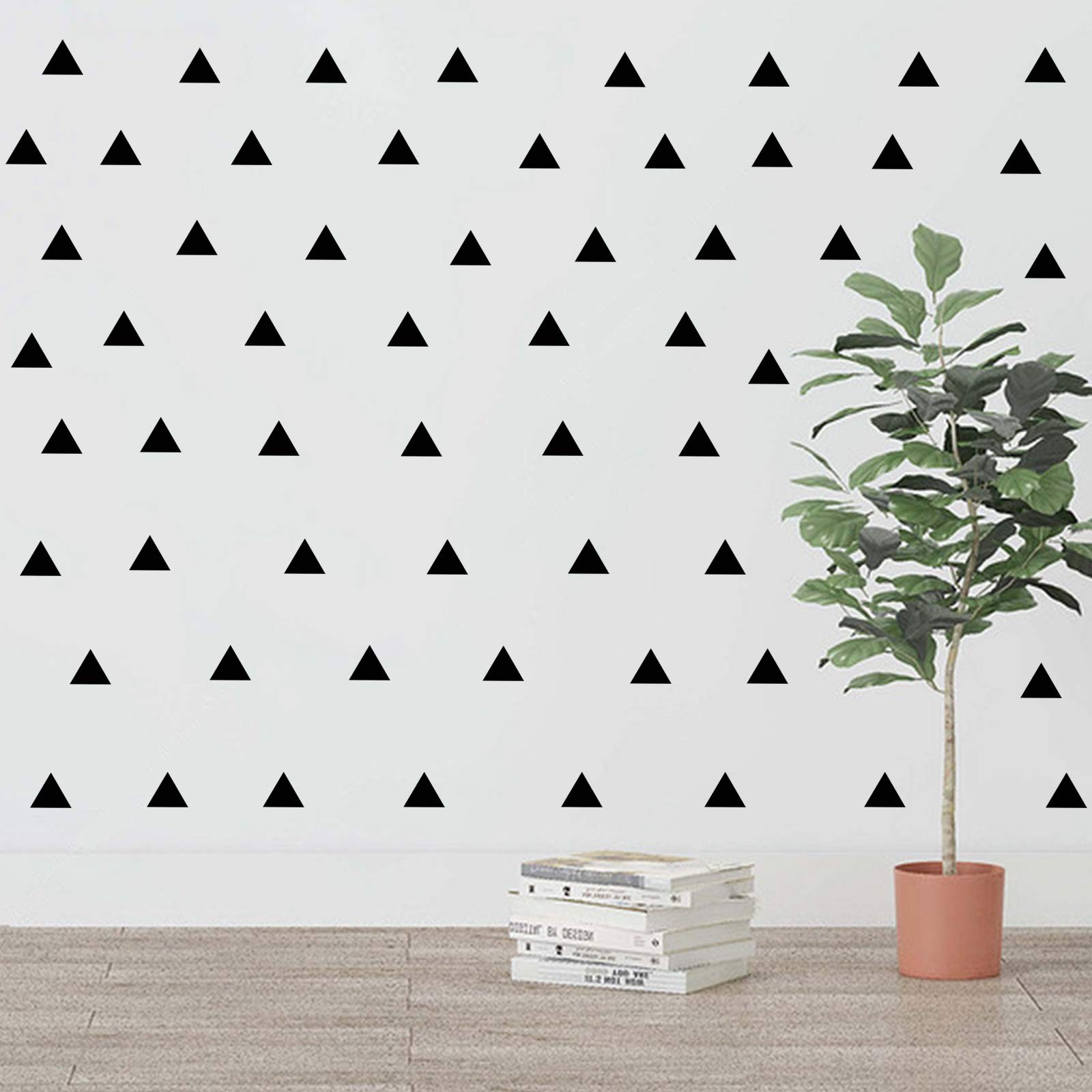 196Pcs Triangle Wall Stickers Decor DIY Wall Decals Sticker Murals Decoration…