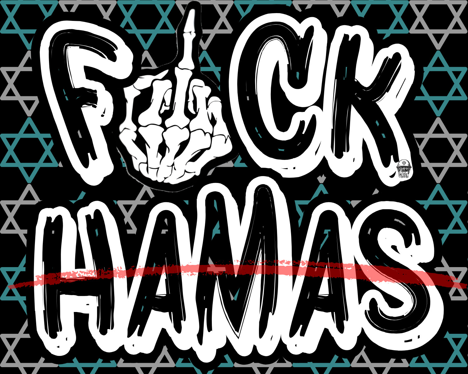 36 Pack “F Hamas “ Pro Israel 4"X6" Vinyl Sticker Eggshell (Difficult to remove)