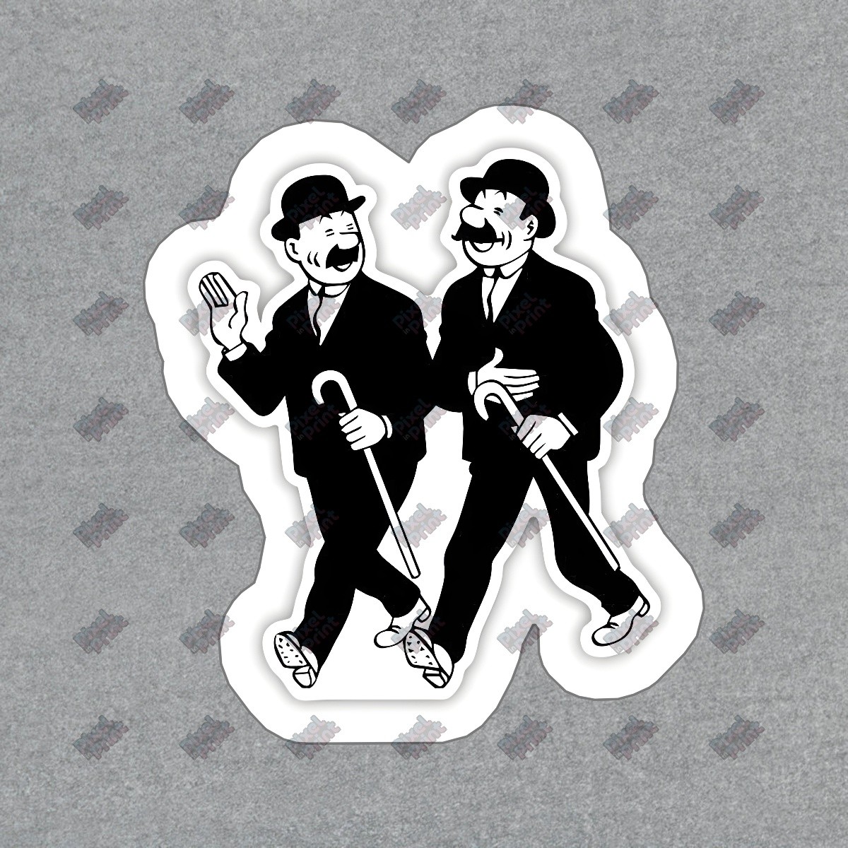 Vintage Comedy Duo Vinyl Sticker Classic Retro Style Decal for #435476
