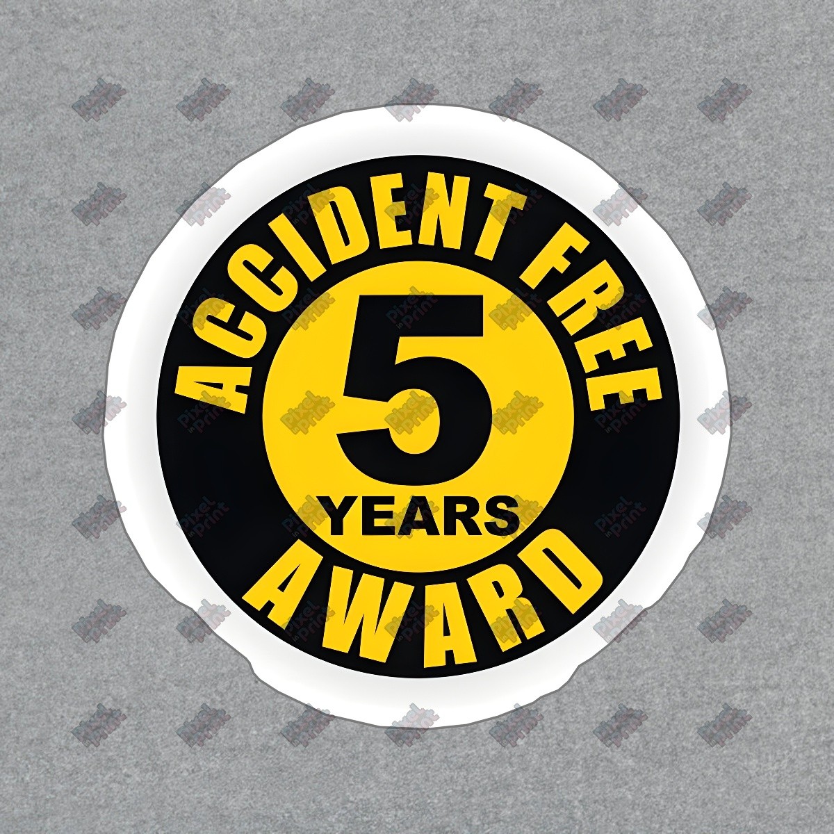 Accident Free Award 5 Years Vinyl Sticker Decal Safety Recognition, #552062