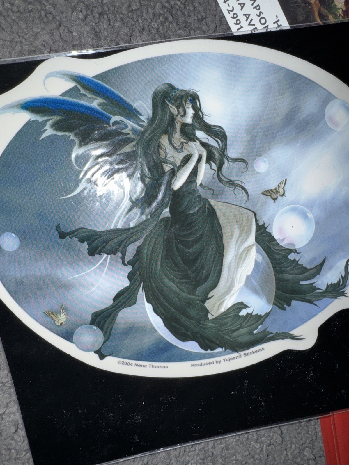 Nene Thomas Decal Sticker Art 2004 Fairy on a Bubble FREE SHIPPING