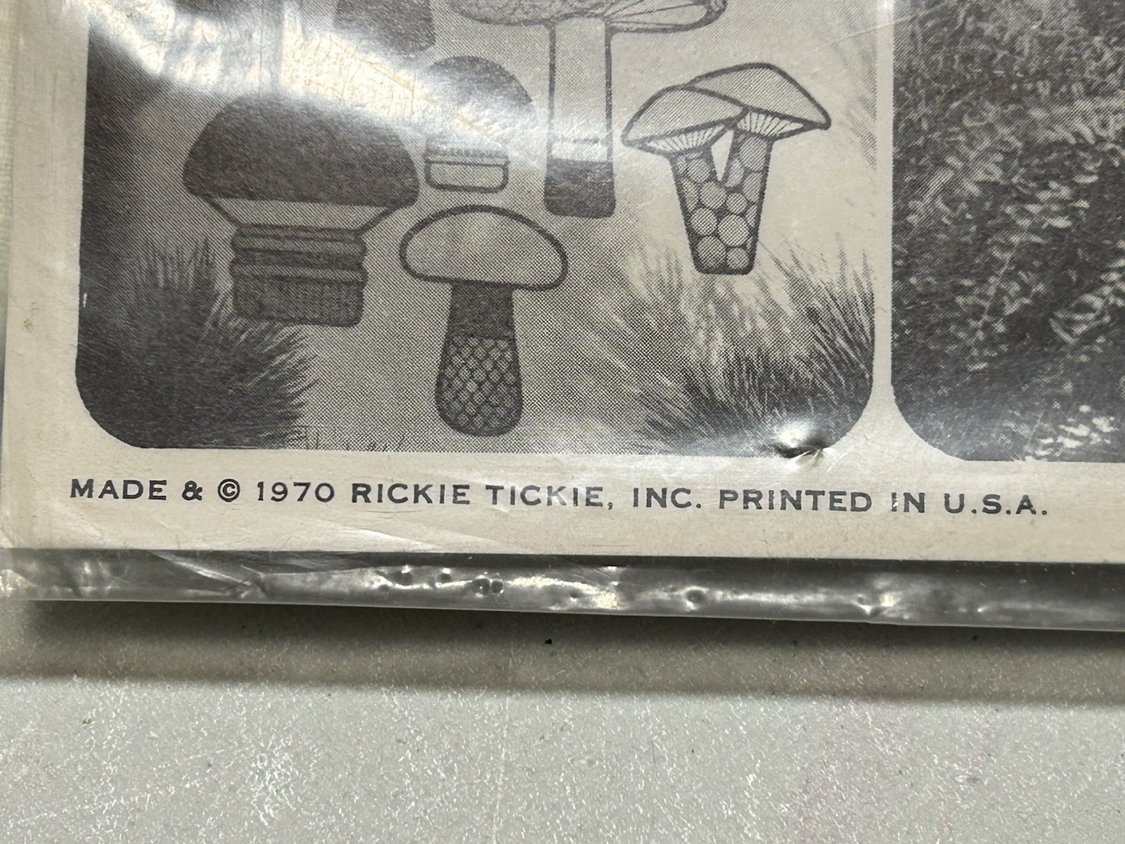 1970 Rickie Tickie Retro Stickers, Sealed
