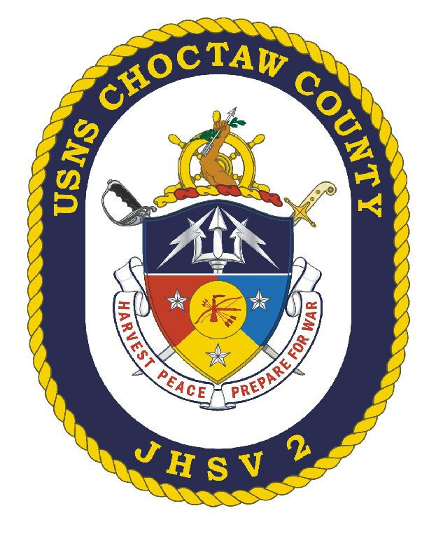 USS Choctaw County Armed Forces Sticker Decal M156
