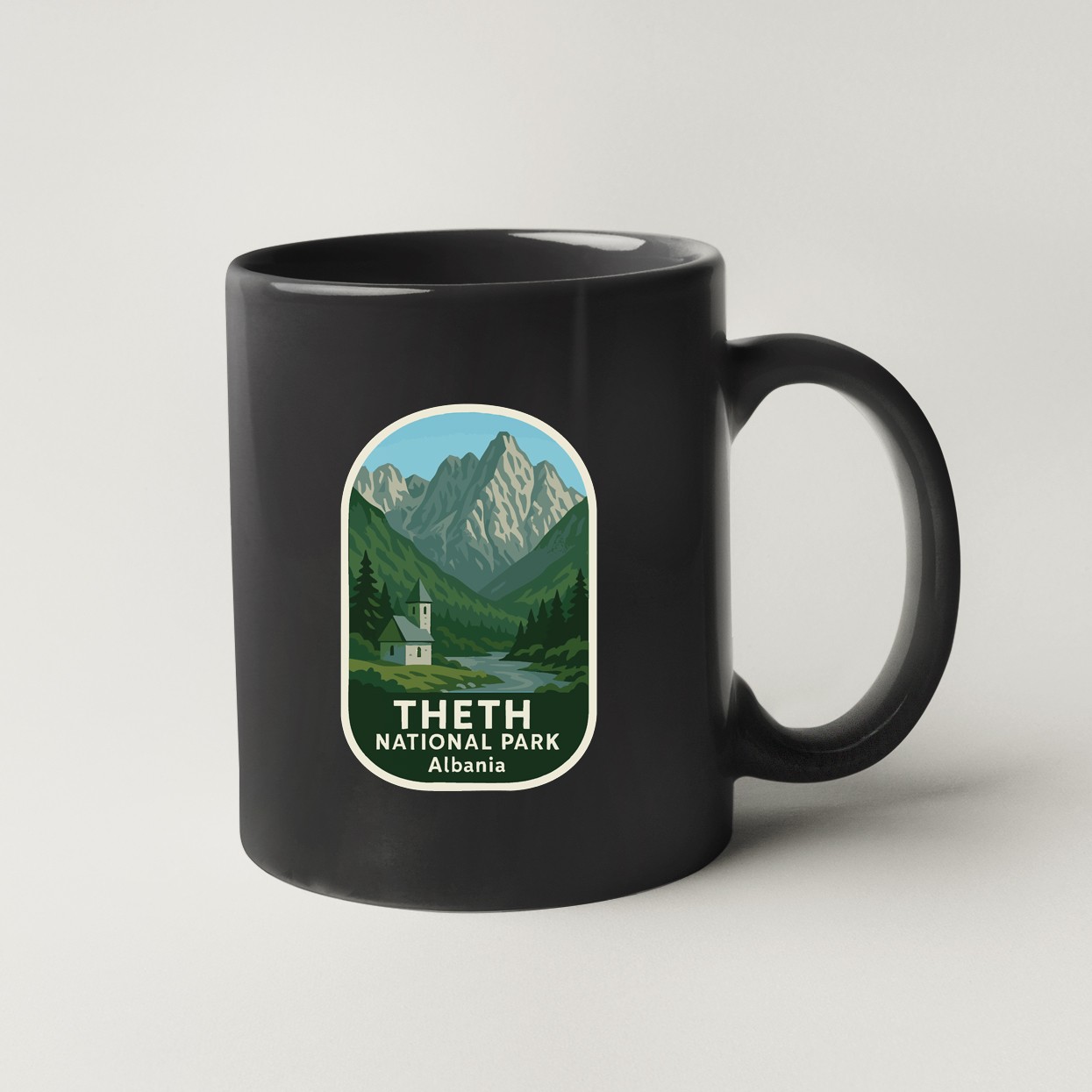 Theth Albania National Park Sticker Decal Vinyl Die-Cut World National Parks