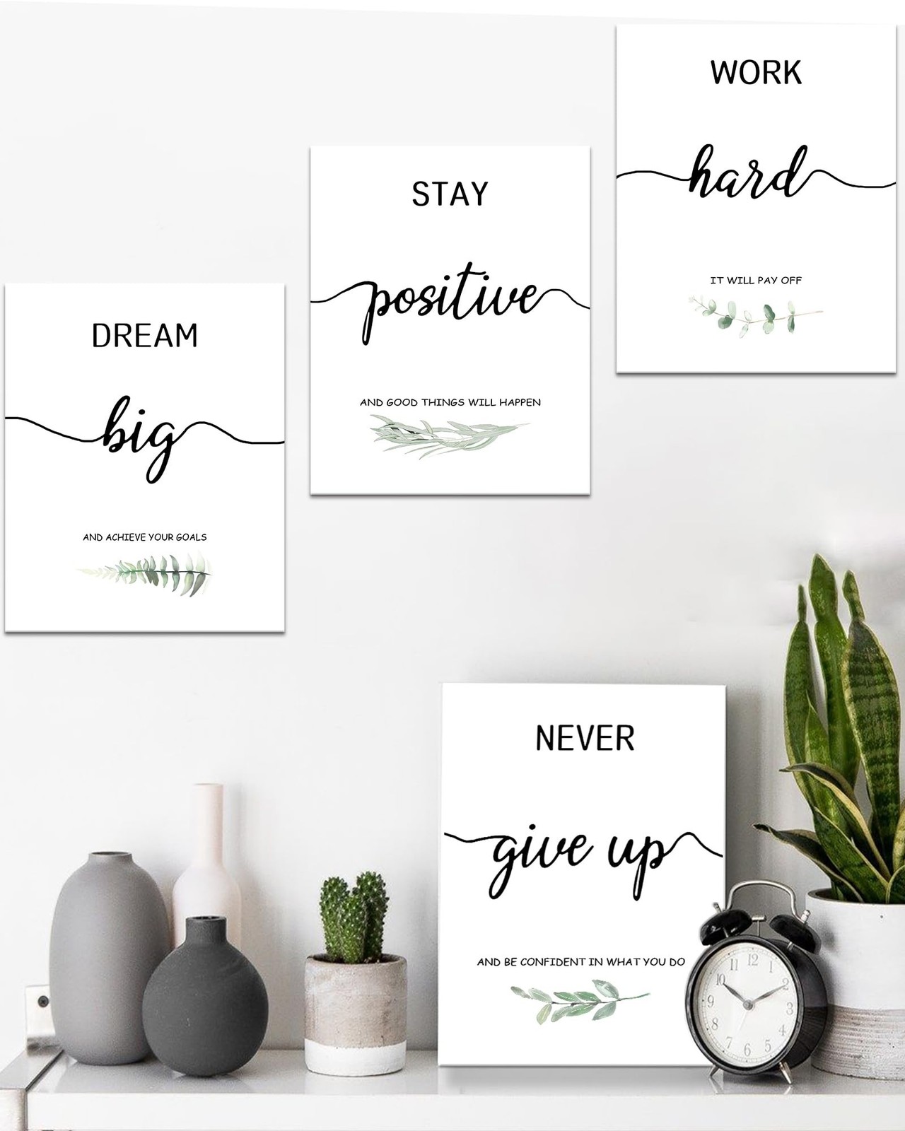Drsoum Inspirational Wall Art Home Office Decor, Motivational Wall Decor for …