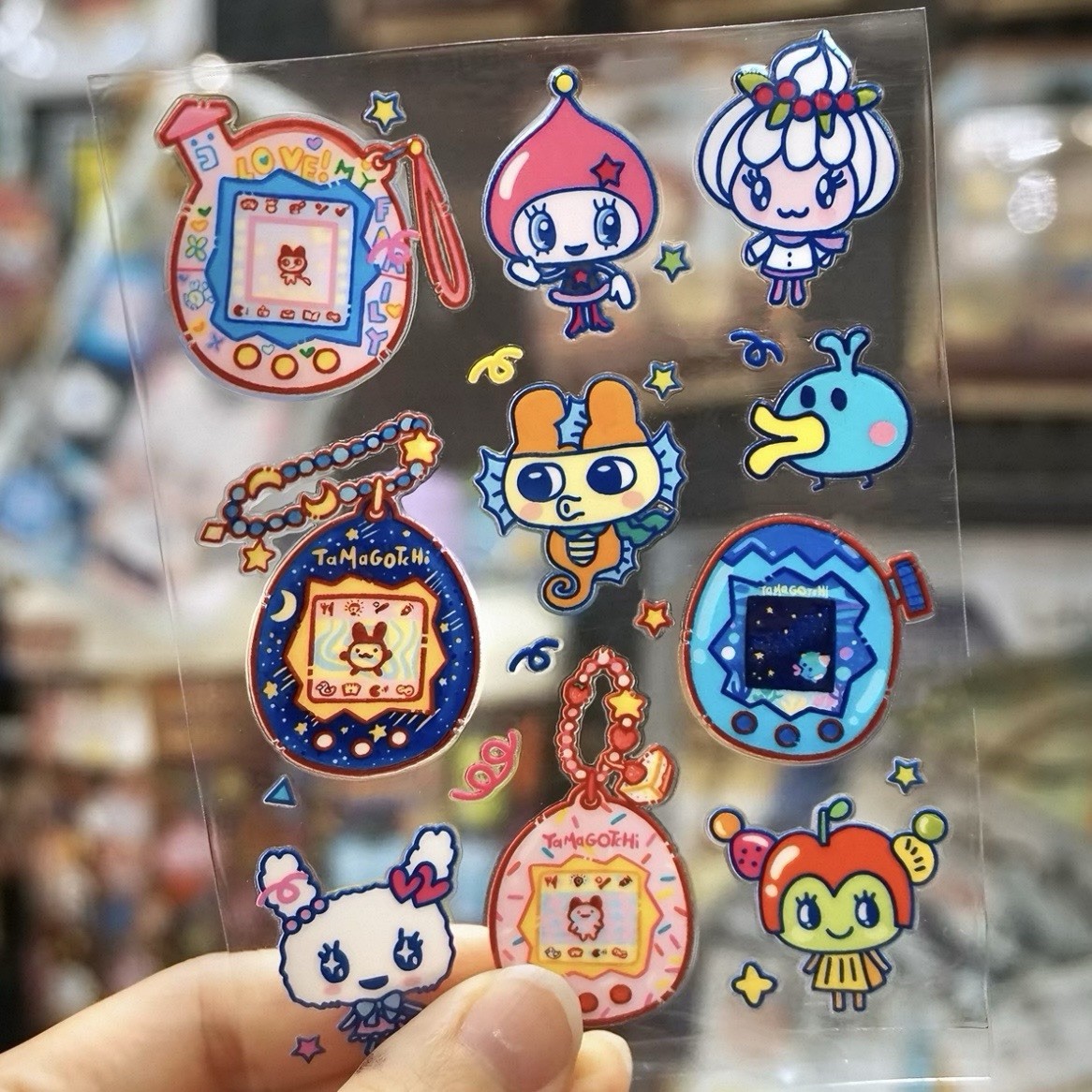 1 x Tamagotchi UV DTF Transfer Sticker Wrap DIY Mug ⭐️4×5 Inches 5014