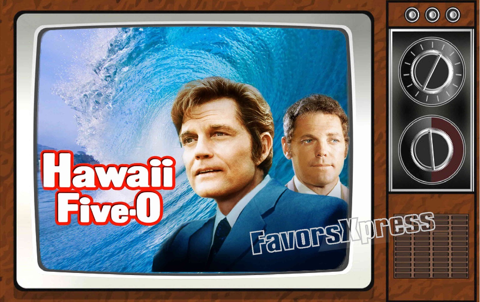 Hawaii Five-O Classic TV Show PHOTO MAGNET 4 X 2.5 INCHES