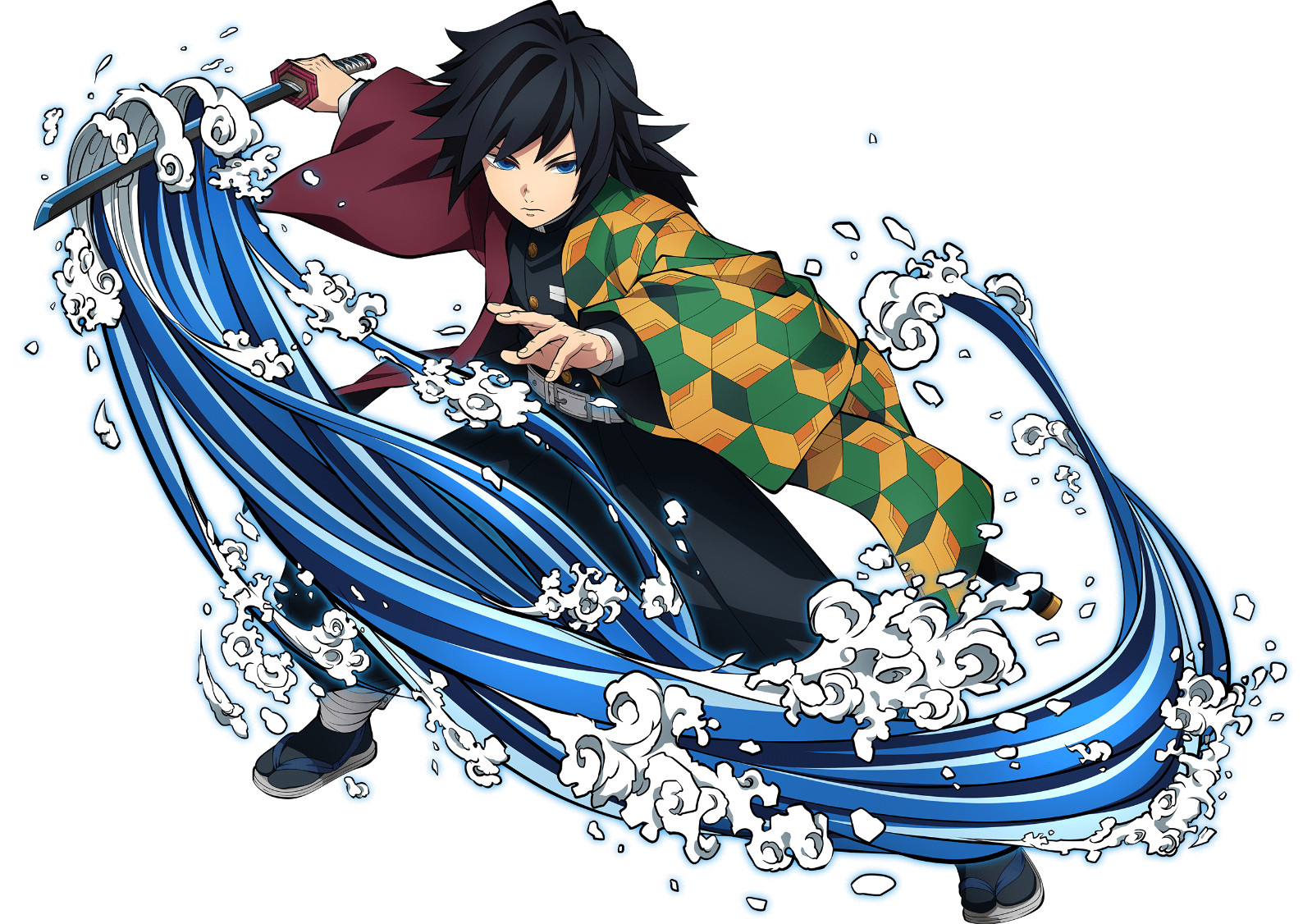 Demon Slayer Giyu Tomioka sticker weatherproof bumper vinyl decal