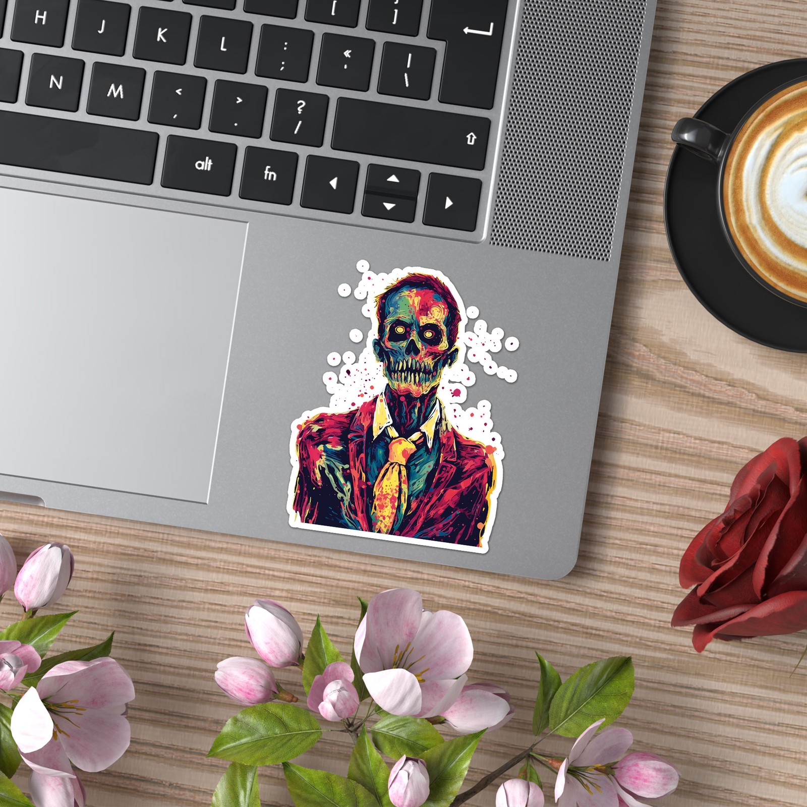 Zombie Walking Dead – Vinyl Decal Sticker – Car Window Laptop – ebn12055