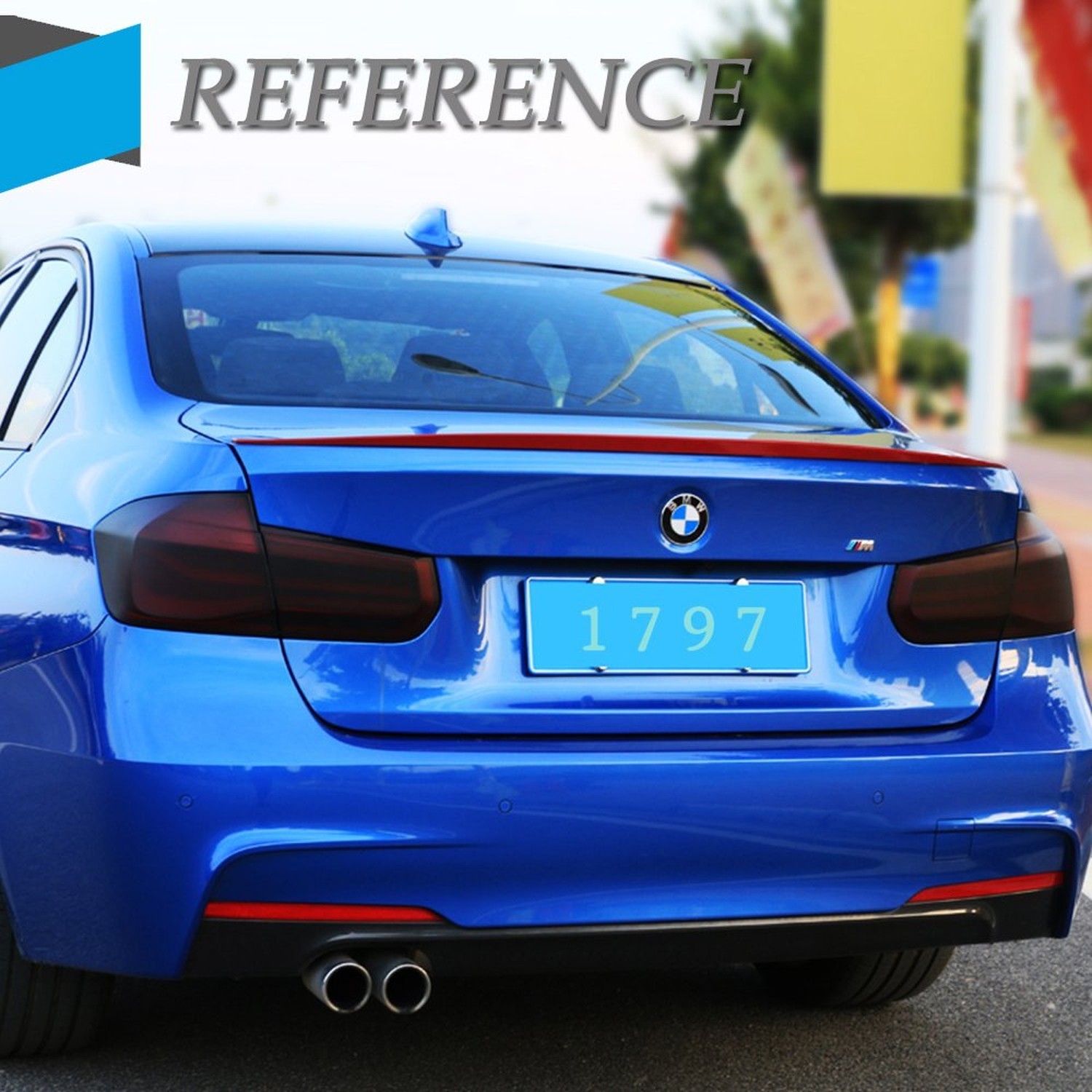 1797 Car Light Tint Film Frosted Taillight Tail Back Turn Signal Black Headli…
