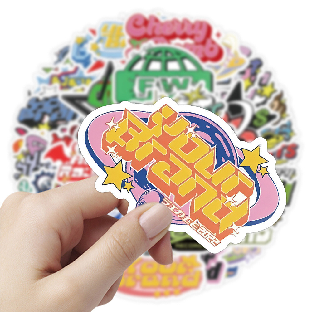 120Pcs Y2k Cartoon Sticker for Adults Teens Girls Scrapbooking Water Bottles