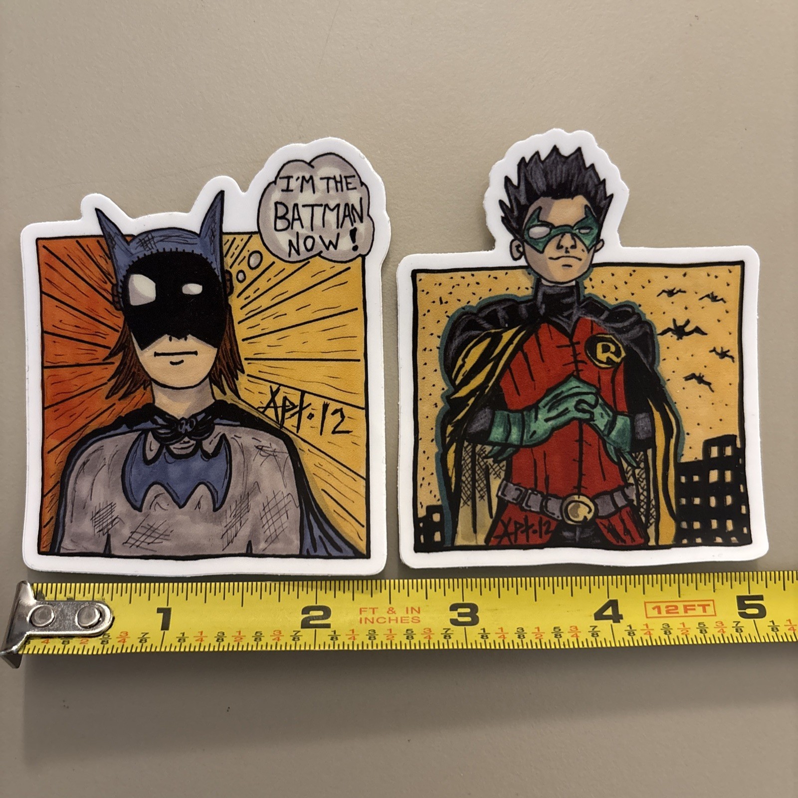 Robin & Batman I’m The Batman Now (Both Stickers Are Dishwasher Safe) Cosplay