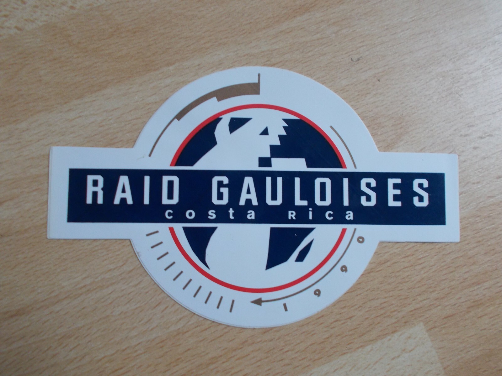 Sticker Raid Gauloises Costa Rica 1990