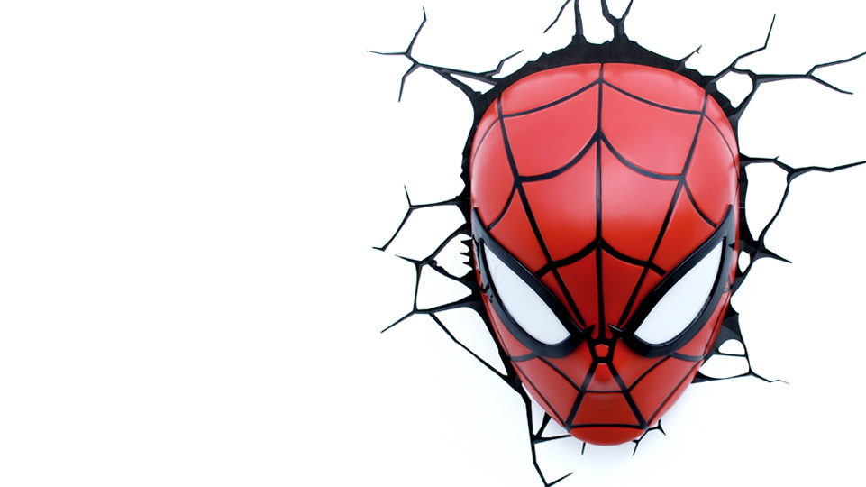 3D Deco Light FX Avengers Replacement Crack Wall sticker Led Wall Light Sticker