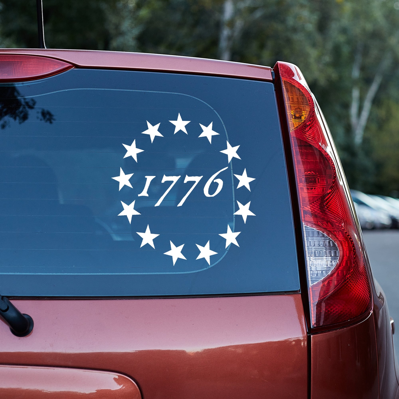1776 Vinyl decal truck car window liberty freedom betsy ross 2nd amendment