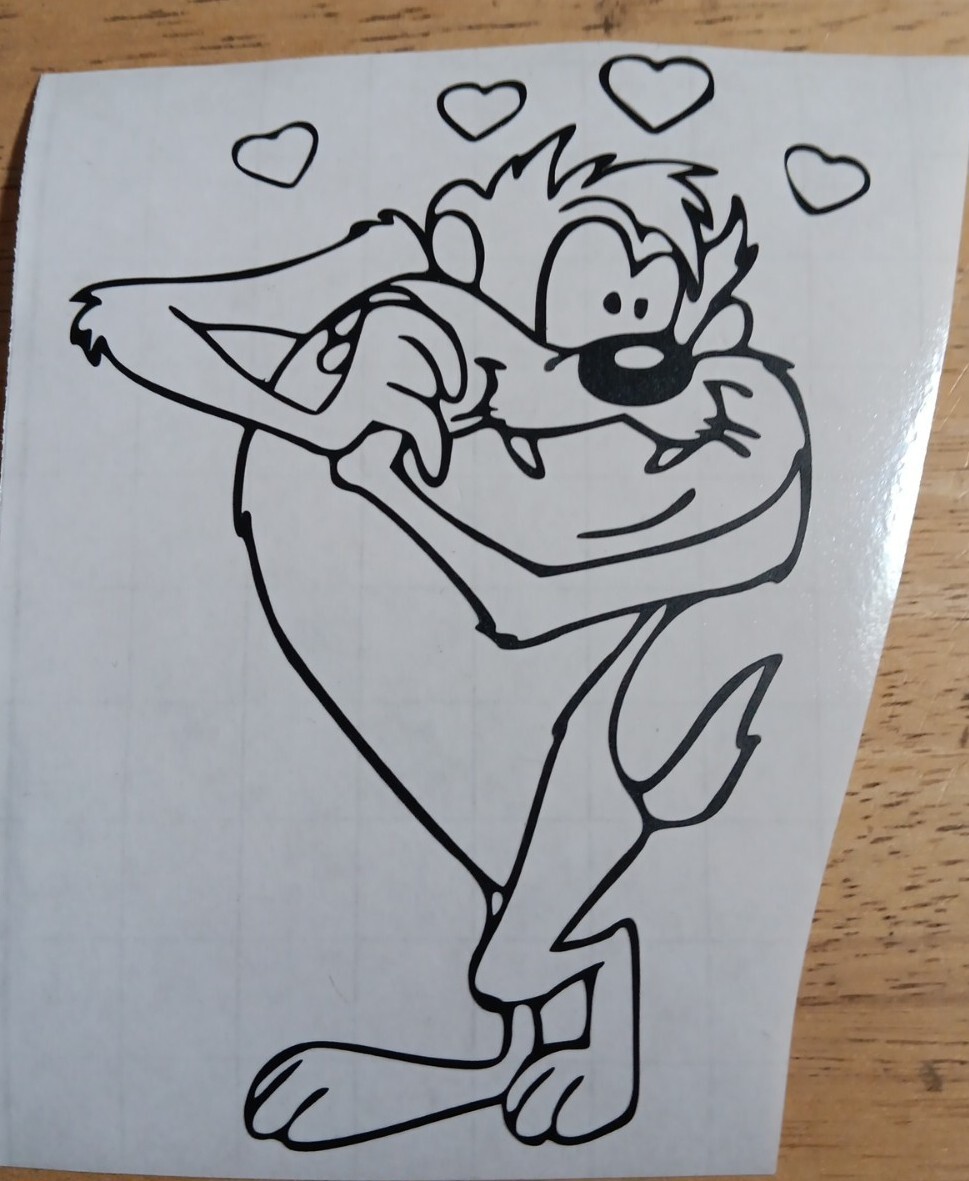 Taz Decal