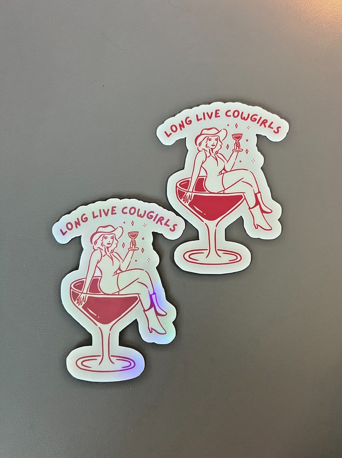 Long Live Cowgirls Waterproof Stickers
