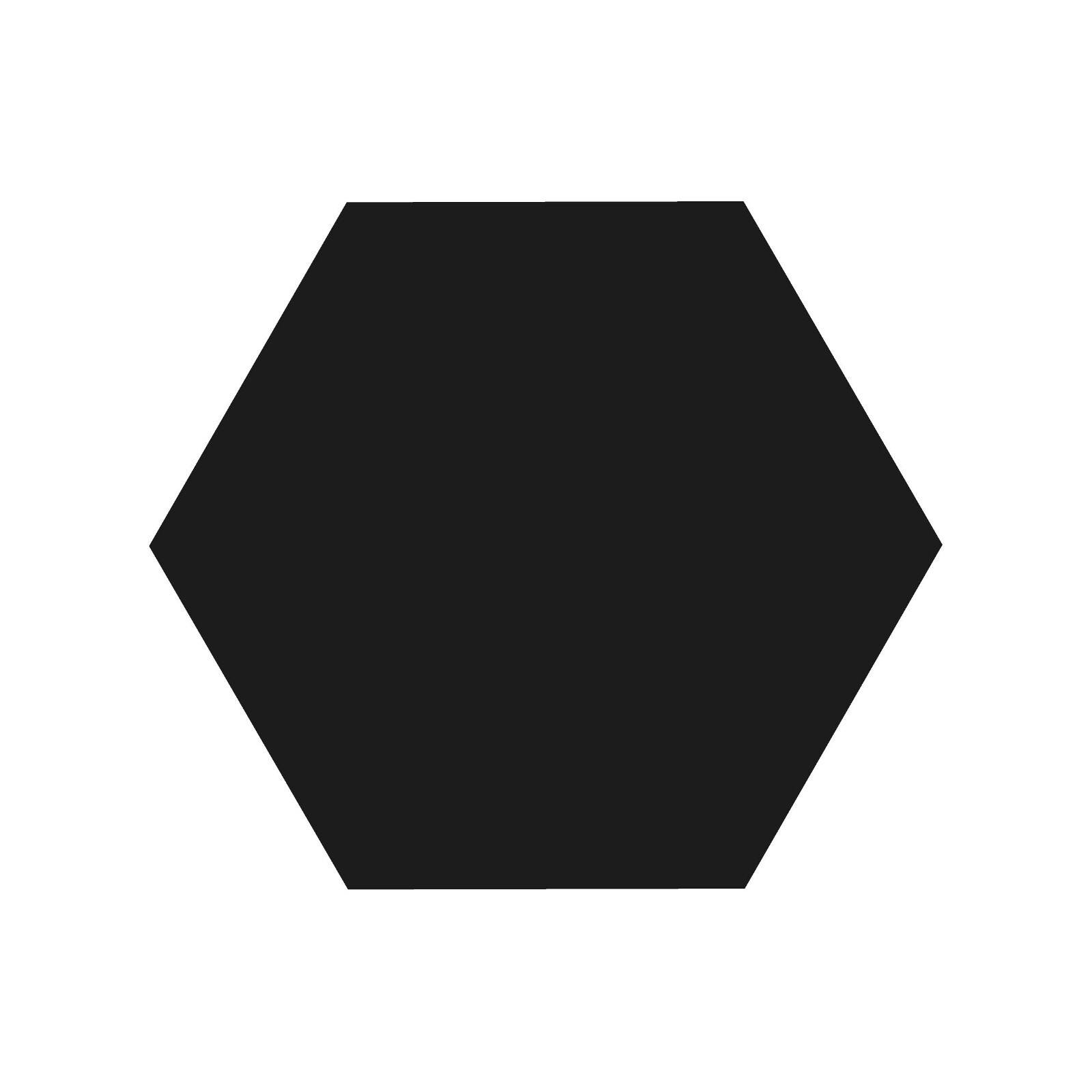 Hexagon shape Vinyl Decal Polygon shape symbol Sticker