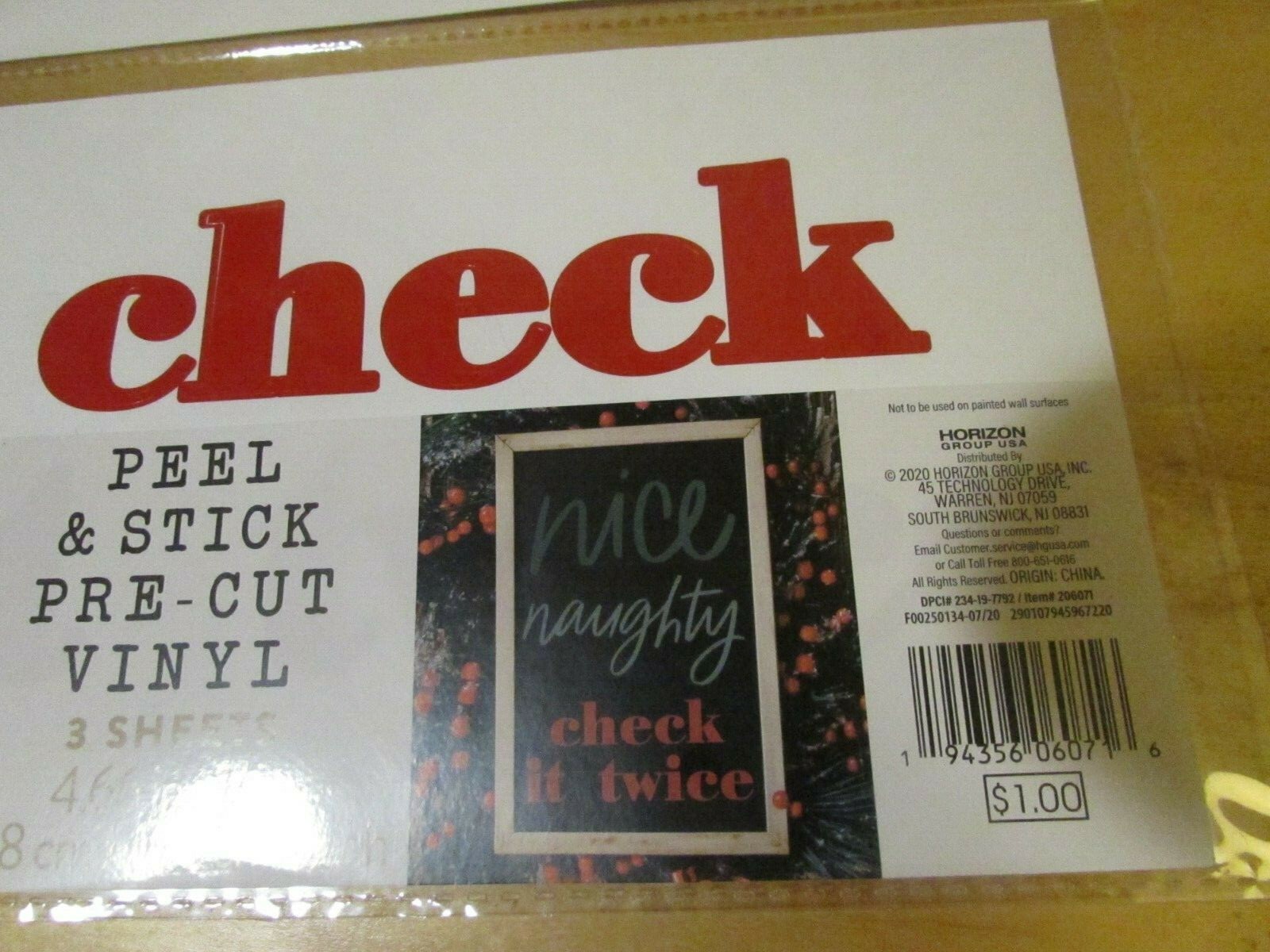 Target Bullseye Playground Christmas Peel & Stick Pre-Cut Vinyl