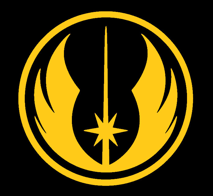 JEDI ORDER INSIGNIA, STAR WARS, Decal Stickers for Cars, Laptops, Tablets