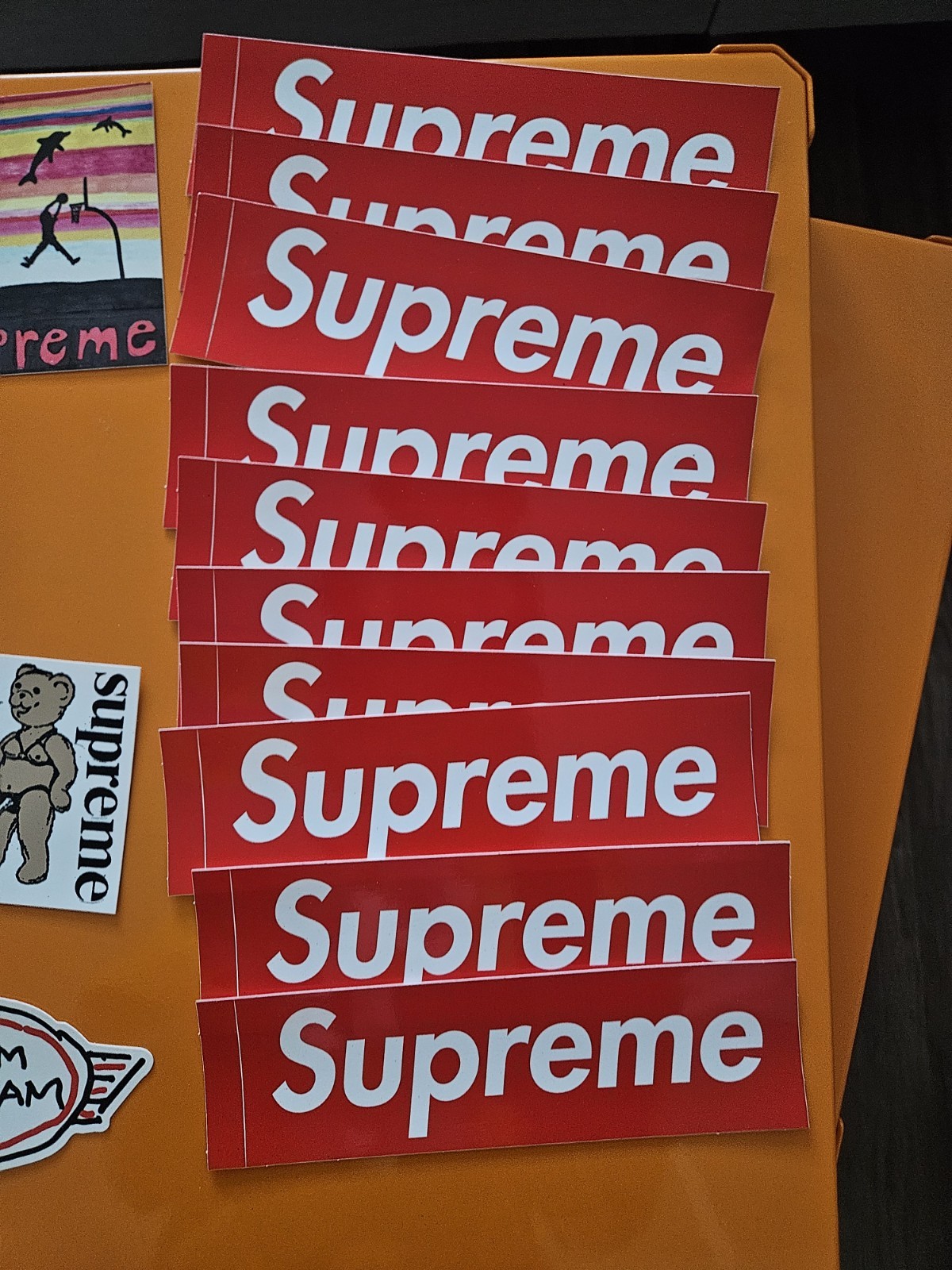 Supreme Logo Sticker 17 Lot Multicolor Assorted