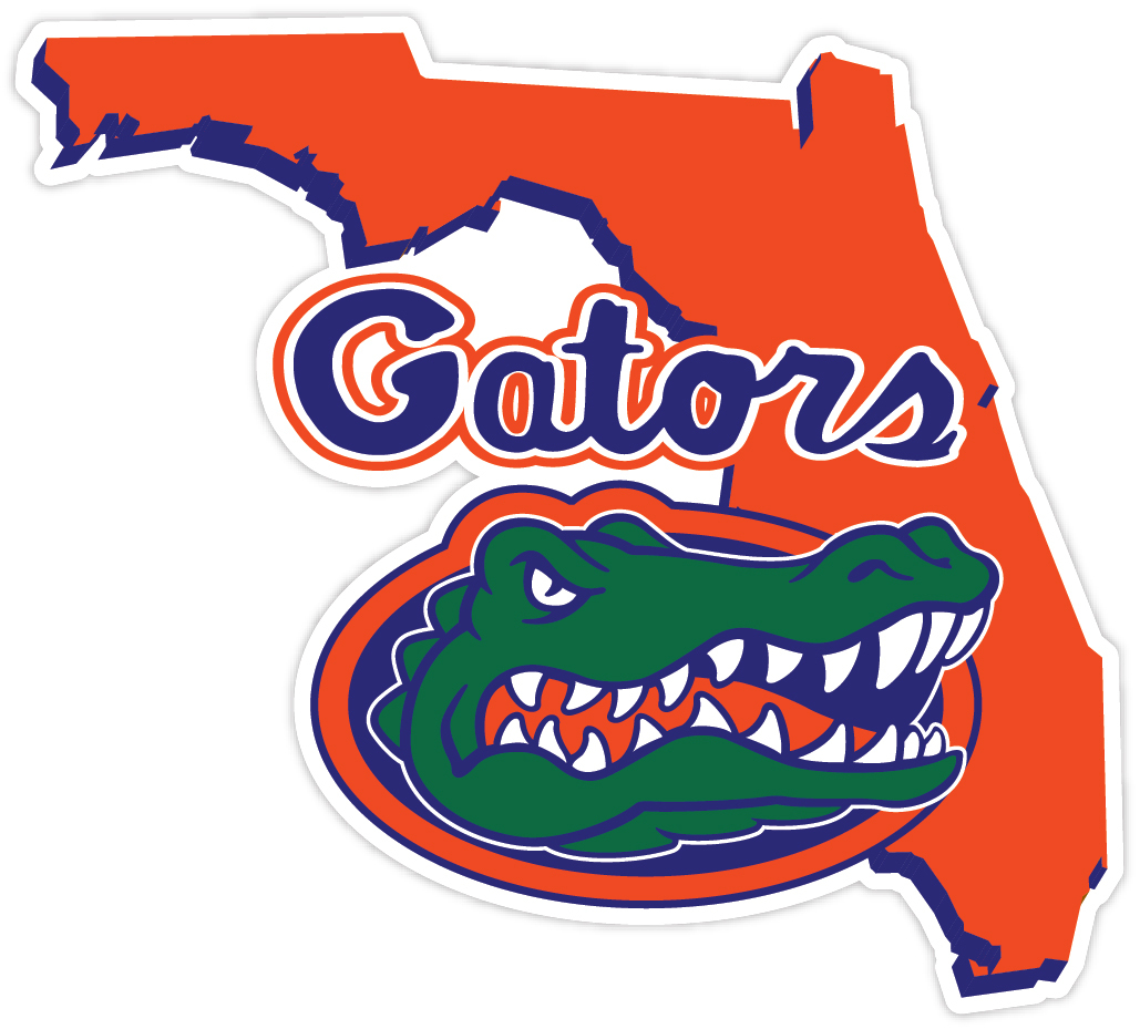 Florida Gators Logo Vinyl Sticker Decal **MANY SIZES** Cornhole Truck Car