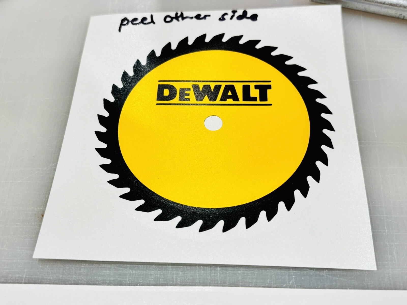 Dewalt Vinyl Decal/Sticker Many Sizes Colors Buy 2 Get 1 Free & Free Shipping!