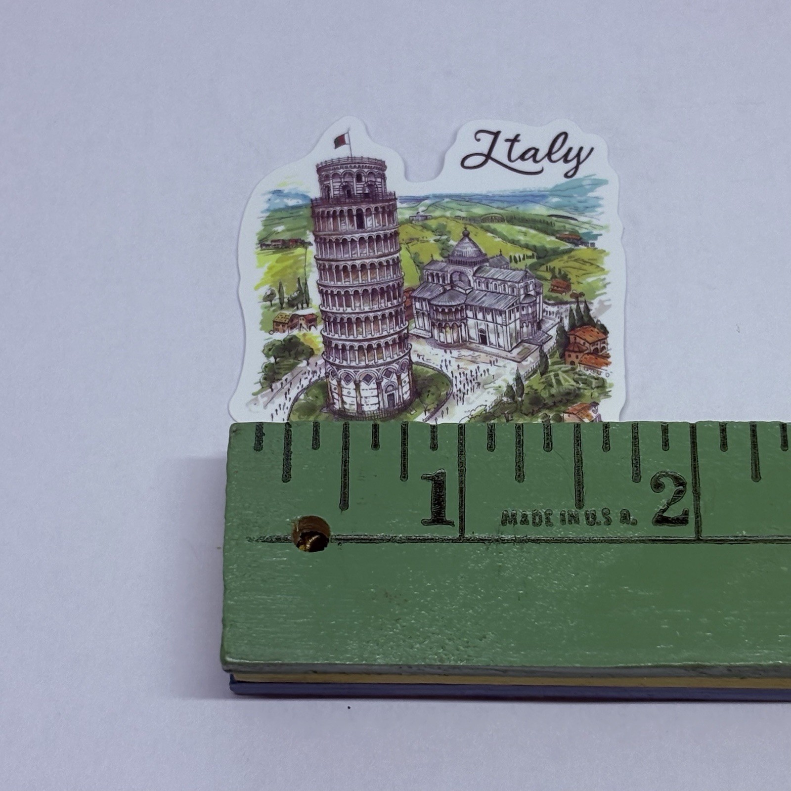 Italy Sticker Pisa Tower Travel City Tour Drawn Art Decal Vinyl Souvenir Tc9