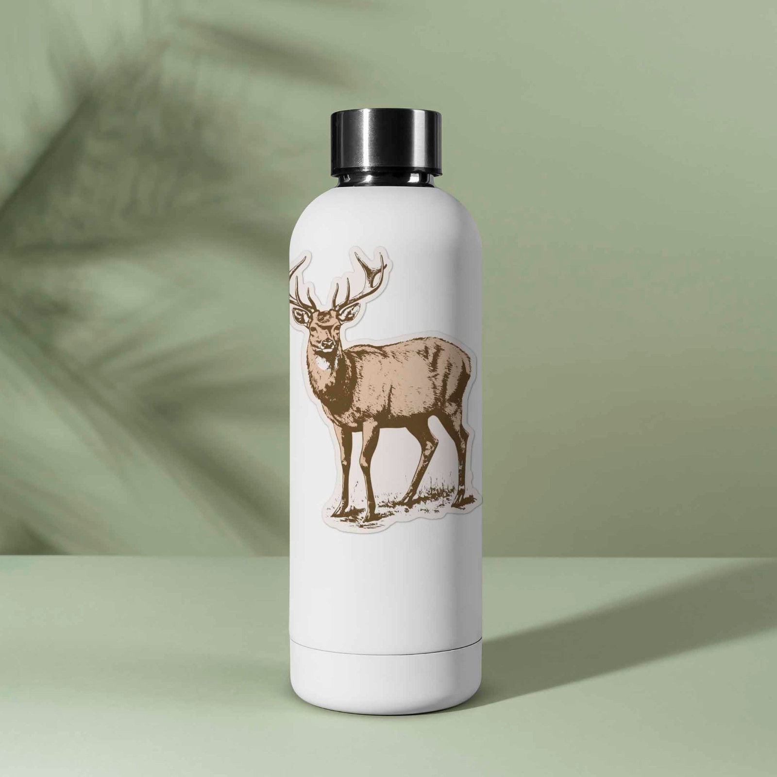 Whitetail Deer Bumper Sticker – Cool Nature Decal for Water Bottle & Laptop